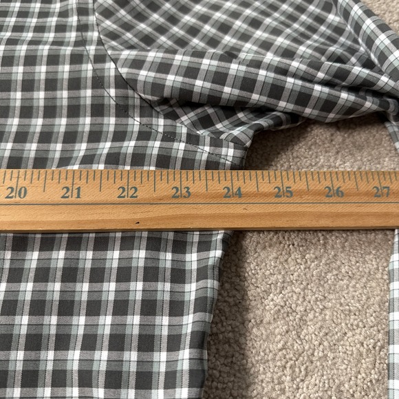 UNTUCKit Mens Stuhlmuller Plaid Button Up Shirt Mens XL Relaxed Fit Green Brown - Picture 5 of 9